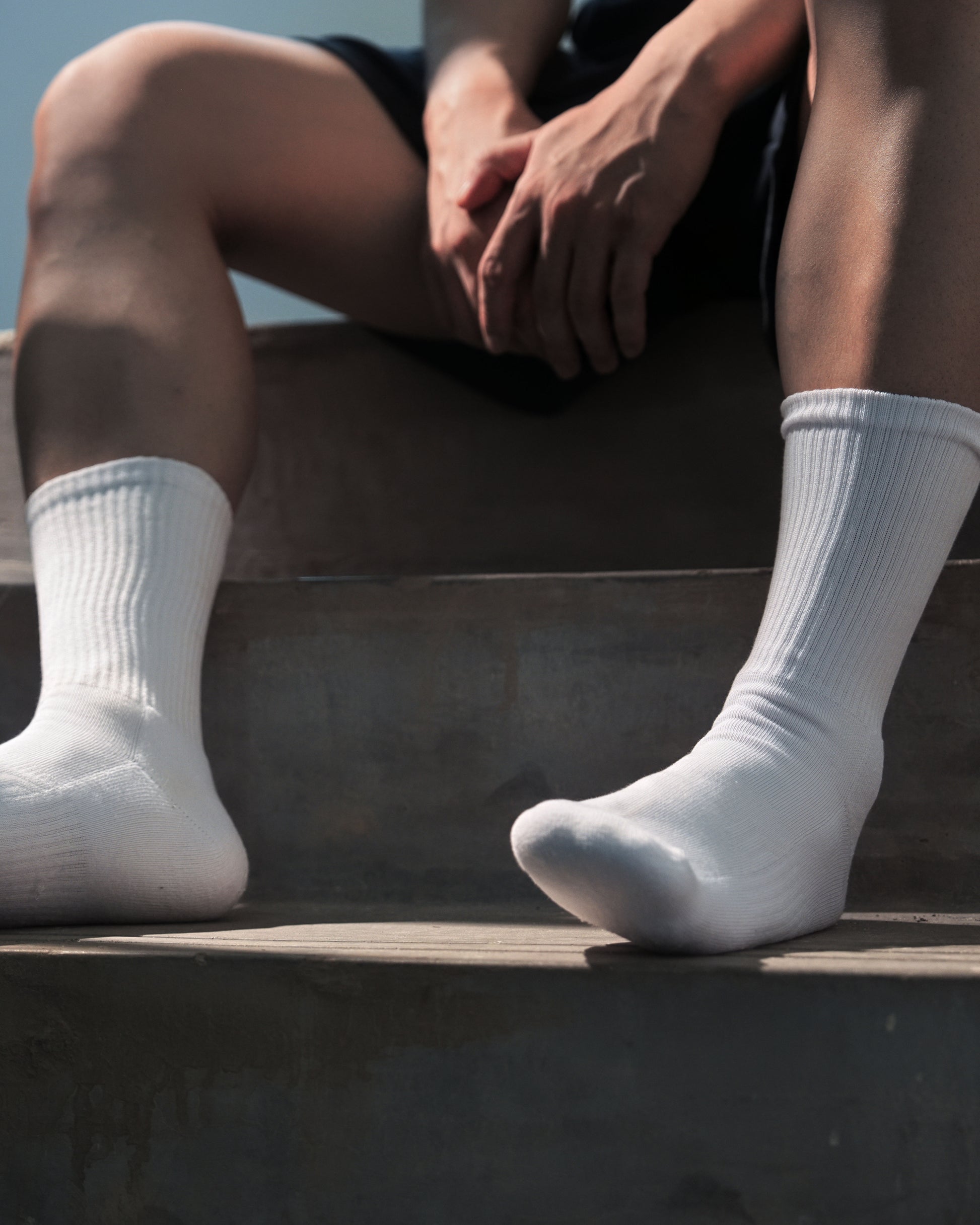 Weiße Socken